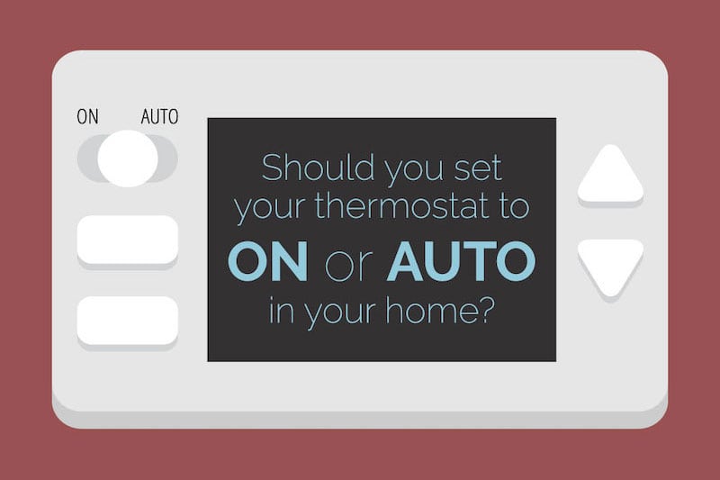 Thermostat illustration | Video - Should I Set My Thermostat to ON or AUTO?